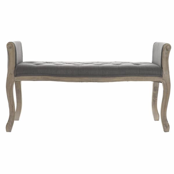 Jakkara DKD Home Decor Luonnollinen Tumman harmaa Kumipuu Kangas 109 x 44,5 x 60 cm