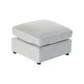 Pikkukuva 1 / 3: Jalkatuki DKD Home Decor Puu Polyesteri Celeste Moderni (55 x 55 x 35 cm)