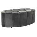 Pikkukuva 1 / 5: Jakkara DKD Home Decor Harmaa Puu MDF 125 x 53 x 46,5 cm