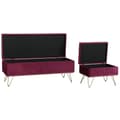 Miniatyrbild 4 av 7: Sittpall DKD Home Decor 110 x 42 x 44 cm Metall Rödbrun