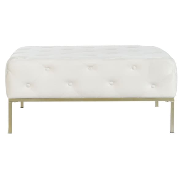 Jakkara DKD Home Decor Valkoinen Kullattu Metalli 100 x 100 x 45 cm