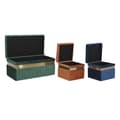Miniatyrbillede 3 af 5: Stol DKD Home Decor Blå Grøn Orange Gylden Træ MDF 93 x 47 x 45 cm (3 enheder)
