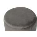 Miniatyrbild 2 av 5: Fotpall DKD Home Decor Gyllene Mörkgrå Polyester Metall 38 x 38 x 41 cm