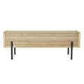 Miniatyrbillede 3 af 4: Stol DKD Home Decor Natur Træ Metal 120 x 40 x 43 cm
