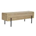 Miniatyrbillede 1 af 4: Stol DKD Home Decor Natur Træ Metal 120 x 40 x 43 cm