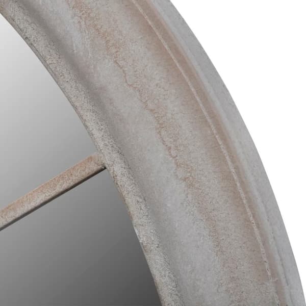 vidaXL Spegel med lantlig design inom-/utomhus 69x89 cm