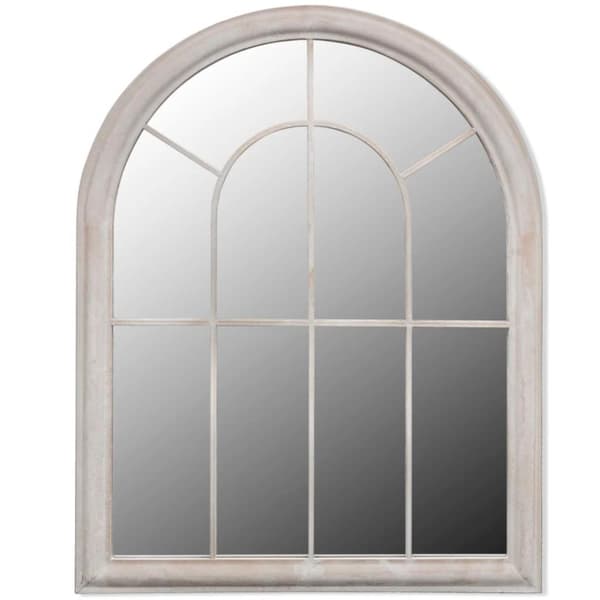 vidaXL Spegel med lantlig design inom-/utomhus 69x89 cm