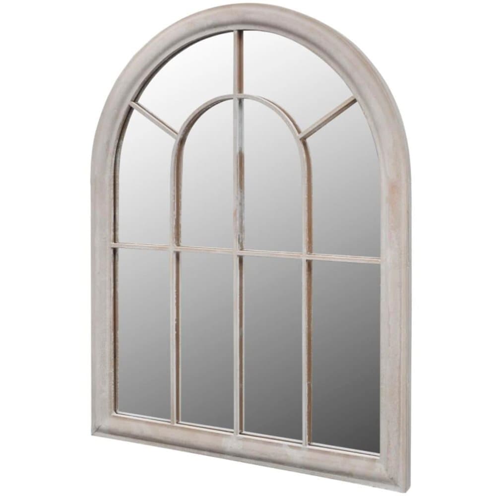 vidaXL Spegel med lantlig design inom-/utomhus 69x89 cm