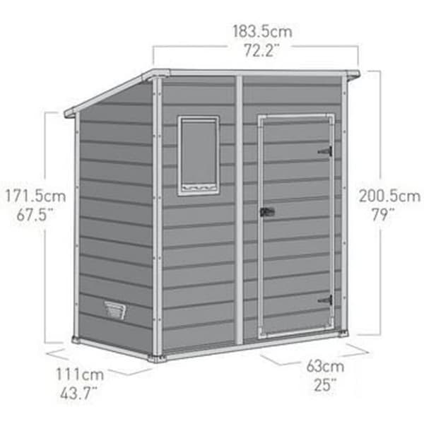 Keter haveskur Manor Pent 64