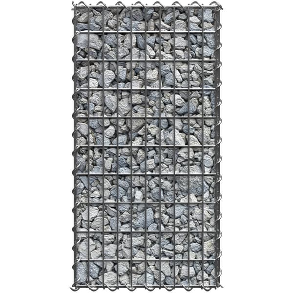 Gabione stenkurv - 100 x 30 x 50 cm