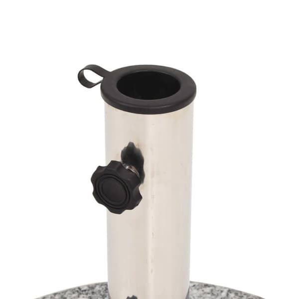 vidaXL Parasollfot granitt rund 20 kg