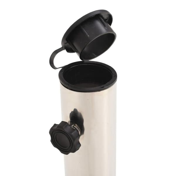 vidaXL Parasollfot granitt rund 20 kg