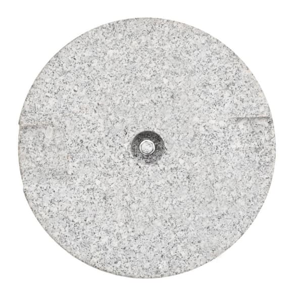 vidaXL Parasollfot granitt rund 20 kg
