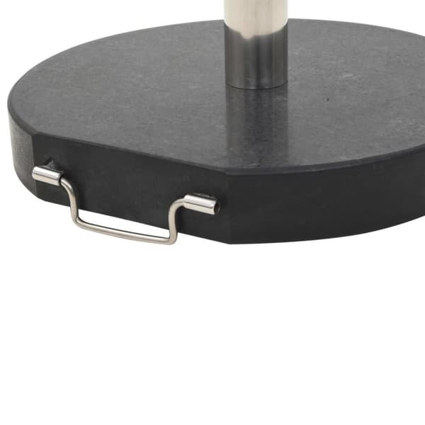 vidaXL parasolfod granit 30 kg rund sort