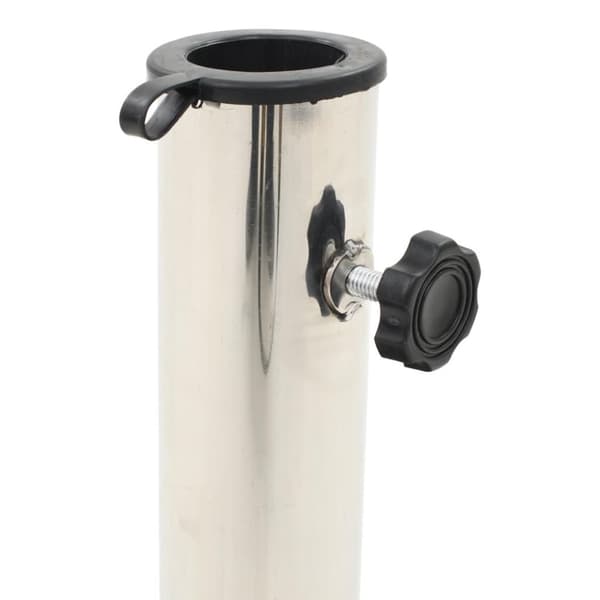 vidaXL parasolfod granit 20 kg rund sort