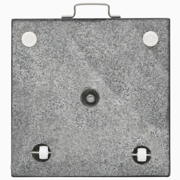 vidaXL Parasollfot granitt 28,5 kg kvadratisk svart