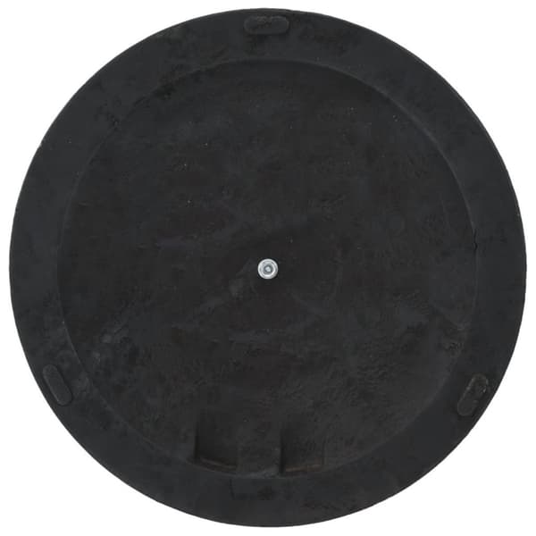 vidaXL Parasollfot rund polyresin 19 kg svart