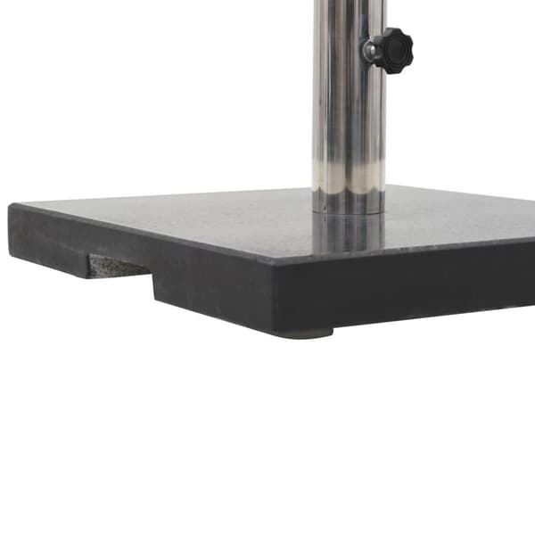 vidaXL Parasollfot granitt 20 kg kvadratisk svart