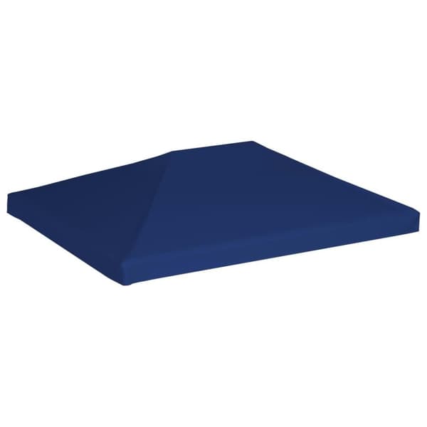 vidaXL Paviljongtak 310 g/m² 4x3 m blå