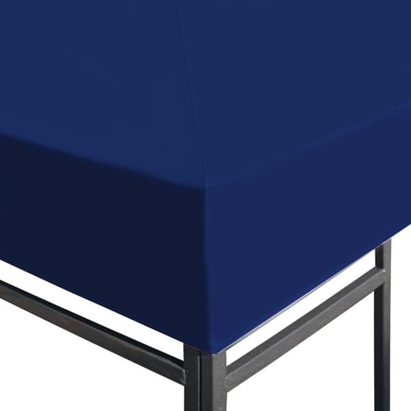 vidaXL Paviljongtak 310 g/m² 4x3 m blå