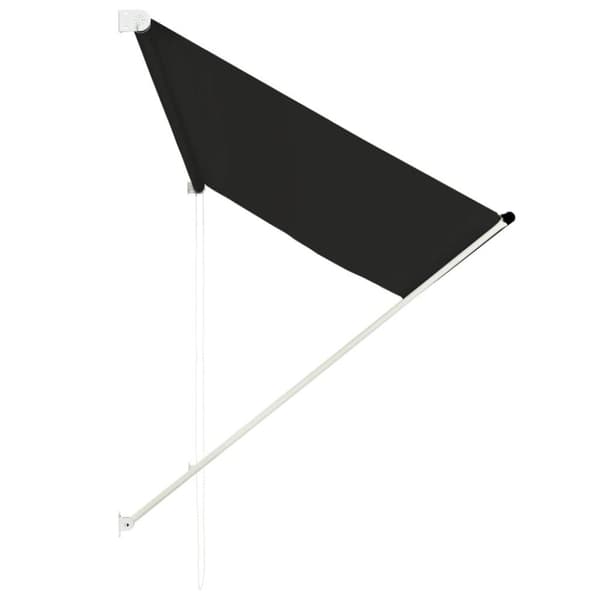 vidaXL foldemarkise 250 x 150 cm antracitgrå