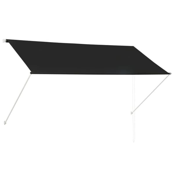 vidaXL foldemarkise 250 x 150 cm antracitgrå