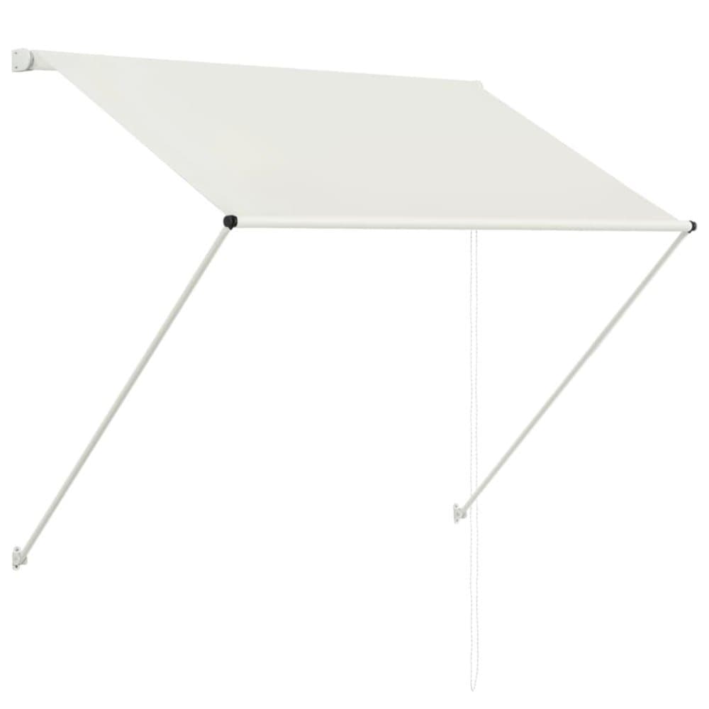 vidaXL Markis 150x150 cm gräddvit