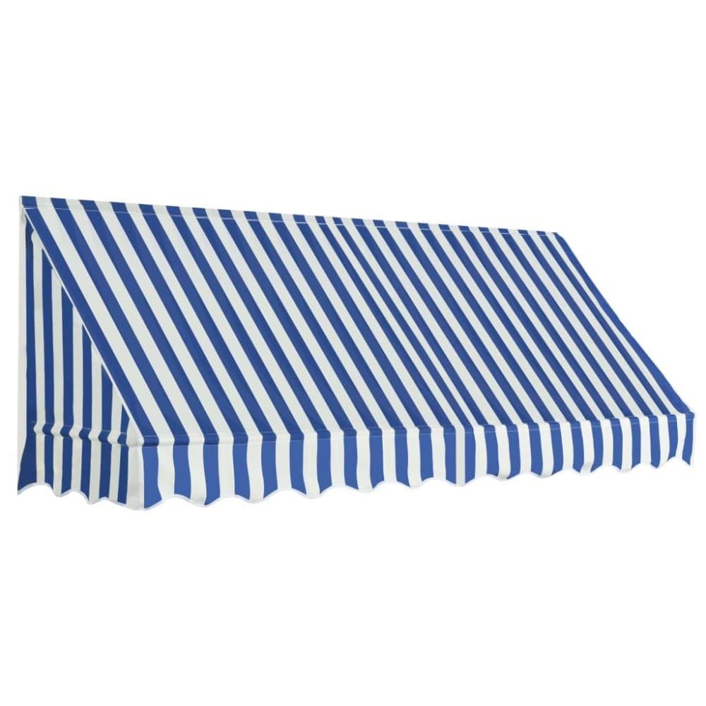 vidaXL Markis 250x120 cm blå och vit
