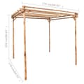 Miniatyrbilde 4 av 4: vidaXL Pergola bambus 170x170x220 cm