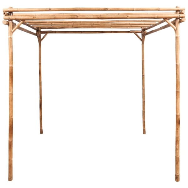 vidaXL Pergola bambus 170x170x220 cm