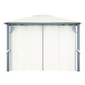 Miniatyrbillede 5 af 9: vidaXL havepavillon med gardin 300x300 cm aluminium cremefarvet