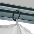 Miniatyrbillede 6 af 9: vidaXL havepavillon med gardin 300x300 cm aluminium cremefarvet