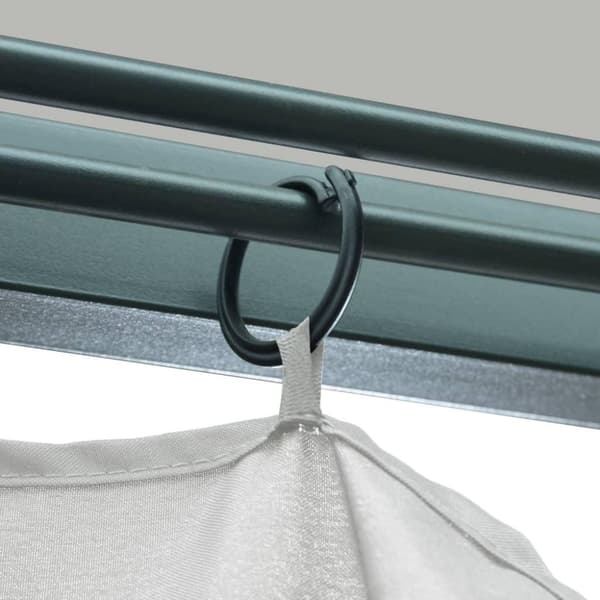 vidaXL havepavillon med gardin 300x300 cm aluminium cremefarvet
