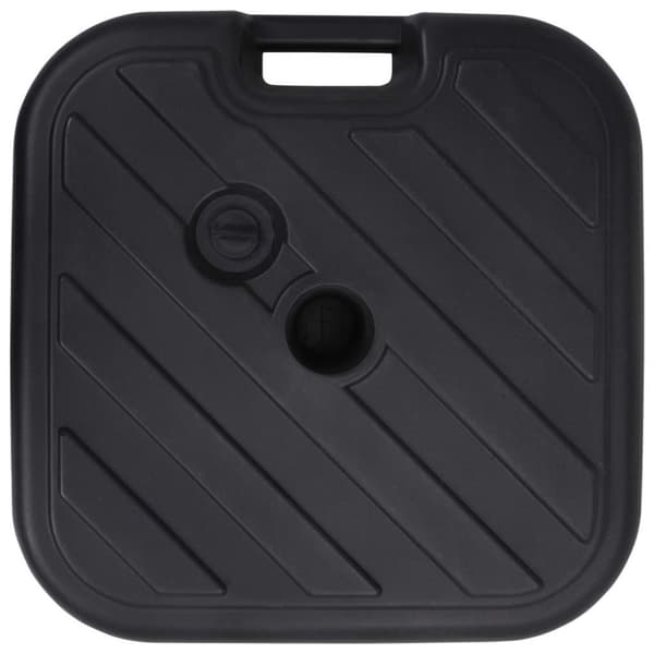 vidaXL Parasollfot sand/vattenfylld 24 L svart