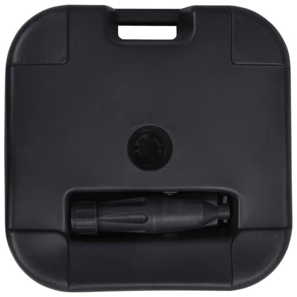 vidaXL Parasollfot sand/vattenfylld 24 L svart