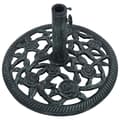 Miniatyrbilde 3 av 8: vidaXL Parasollbase grønn 9 kg 40 cm støpejern
