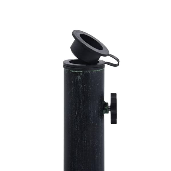 vidaXL Parasollbase grønn 9 kg 40 cm støpejern