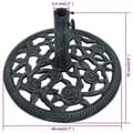 Miniatyrbilde 7 av 8: vidaXL Parasollbase grønn 9 kg 40 cm støpejern