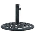Miniatyrbilde 2 av 8: vidaXL Parasollbase grønn 9 kg 40 cm støpejern