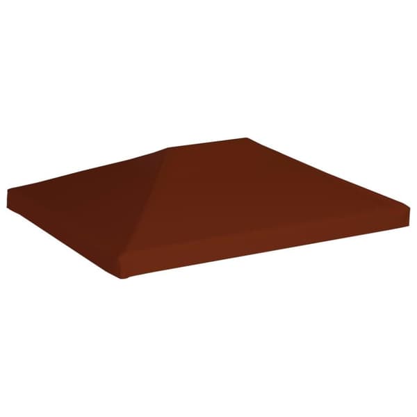 vidaXL Huvimajan katto 310 g/m² 3x4 m terrakotta