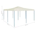 Miniatyrbillede 7 af 7: vidaXL foldbar pavillon 5x5 m cremefarvet