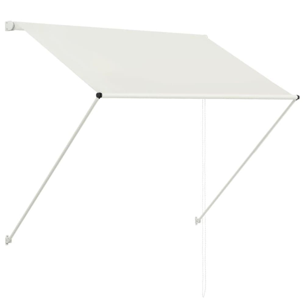 vidaXL Markis 100x150 cm gräddvit