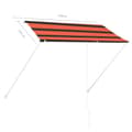 Miniatyrbillede 6 af 6: vidaXL foldemarkise 250x150 cm orange og brun