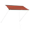 Miniatyrbillede 1 af 6: vidaXL foldemarkise 250x150 cm orange og brun