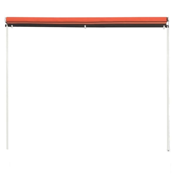 vidaXL Markis 400x150 cm orange och brun