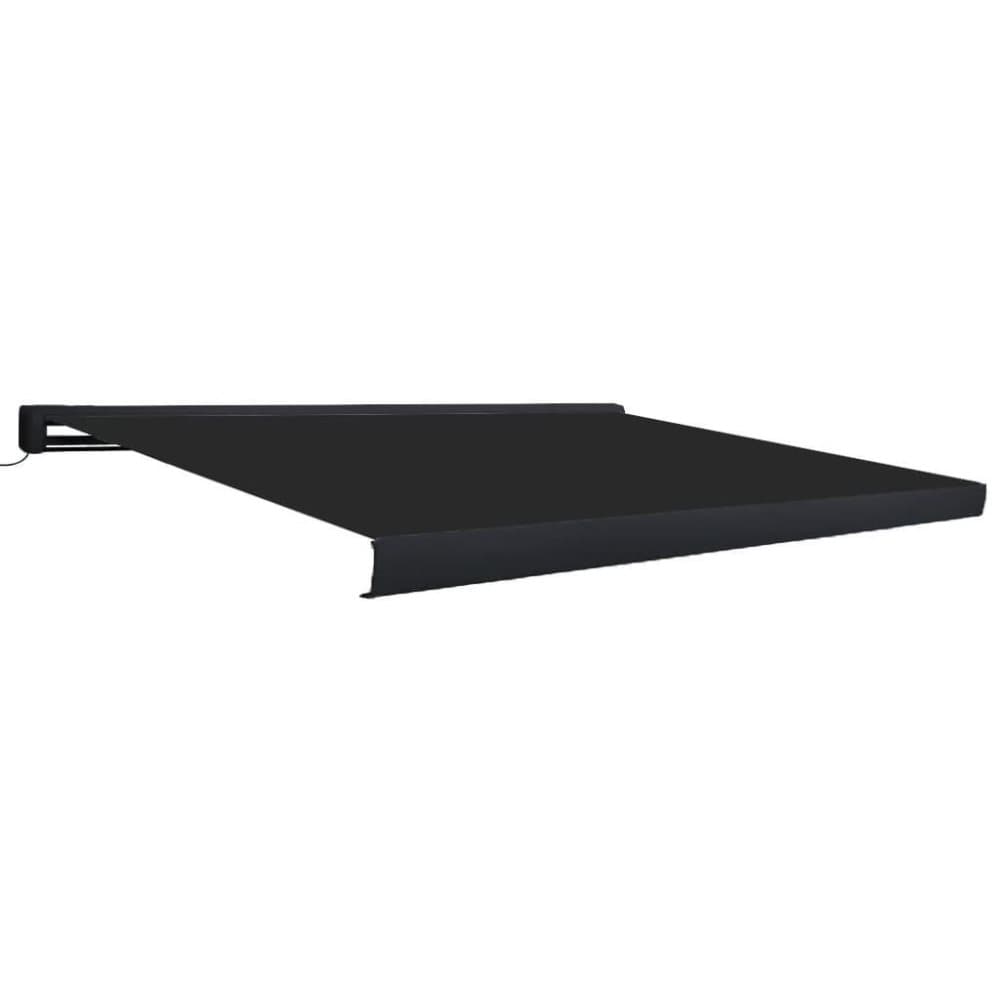 vidaXL Markis motoriserad 300x250 cm antracit