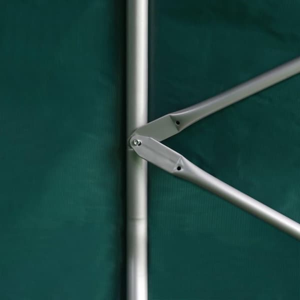 vidaXL Kvegtelt PVC 3,7x3,7 m grønn