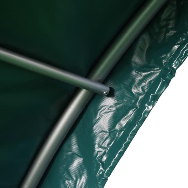 vidaXL Kvegtelt PVC 3,7x3,7 m grønn