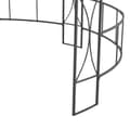 Miniatyrbild 5 av 6: vidaXL Paviljong 300x290 cm vit rund
