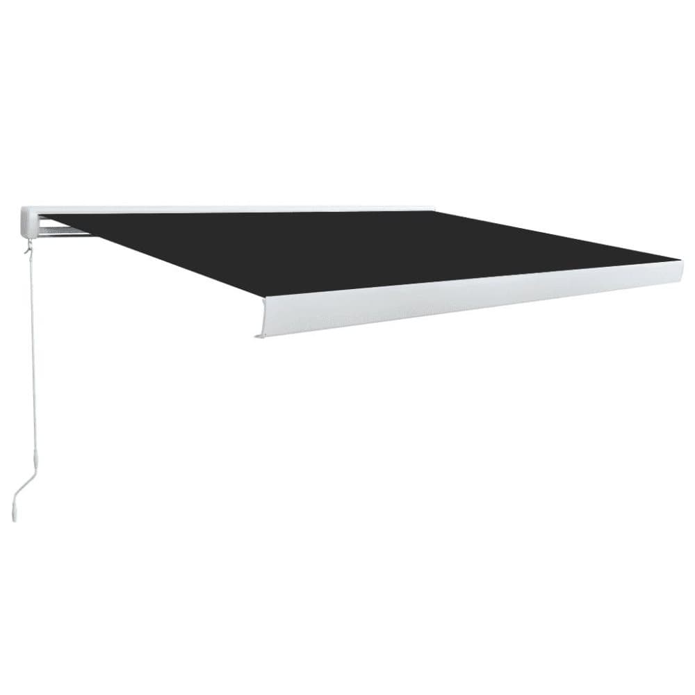 vidaXL Markis manuell 400x300 cm antracit